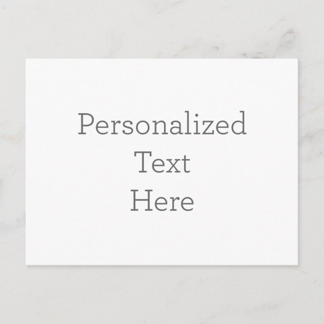Cartão postal com texto personalizado (Frente)