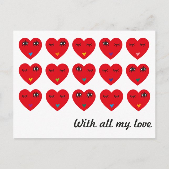 Cartão Postal Com todo o meu amor 02 (Frente)