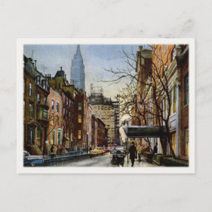 Cartão postal com um Motivo Outonal de Nova York V