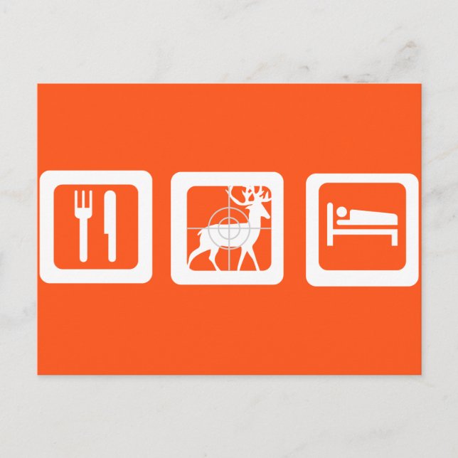 Cartão Postal Coma a Caça do Sono (Frente)