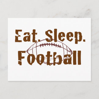 Cartão Postal Coma.Dormir.Futebol 08