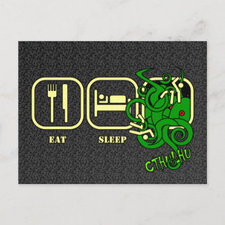 Cartão Postal Coma - Durma - Cthulhu