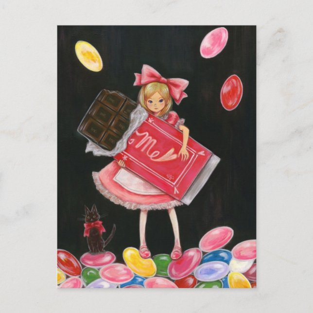 CARTÃO POSTAL COMA-ME! (Frente)