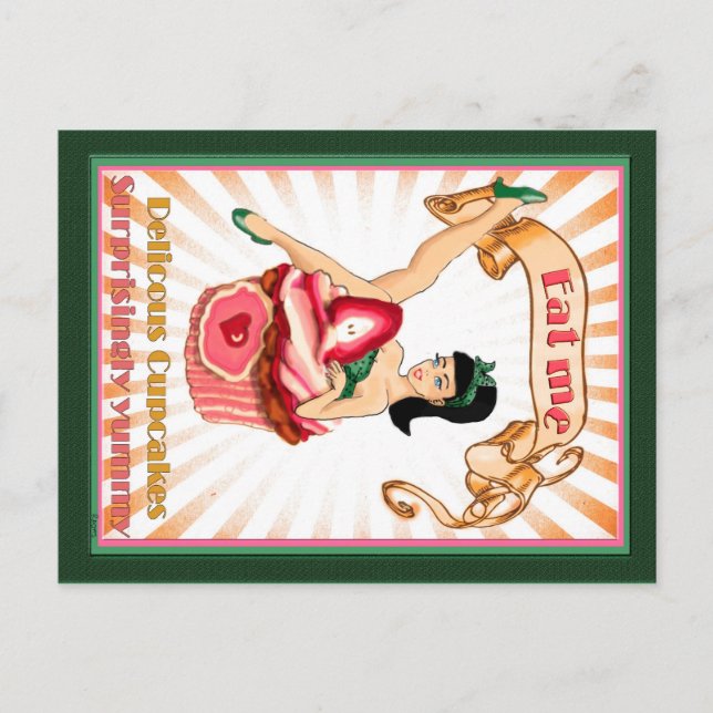 Cartão Postal Coma-me (Frente)