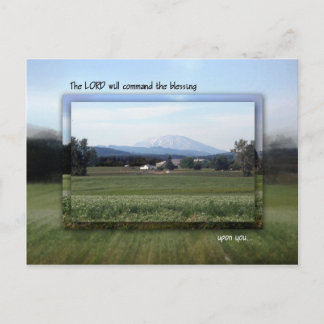 Cartão Postal Comande a Bênção