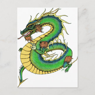 Cartão Postal Combo Dragon