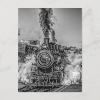 Cartão Postal Comboio a vapor