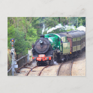 Cartão Postal Comboio a vapor em Picton