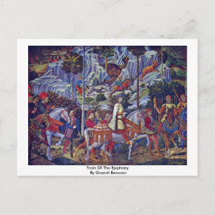 Cartão Postal Comboio Da Epifania Por Gozzoli Benozzo