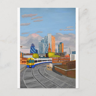 Cartão Postal Comboio de Londres - Estação Hoxton