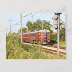 Cartão Postal Comboio de passageiros búlgaro
