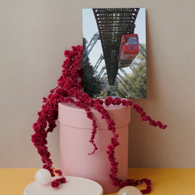 Cartão Postal Comboio Flutuante Wuppertal / Wuppertaler Schwebeb (Criador carregado)