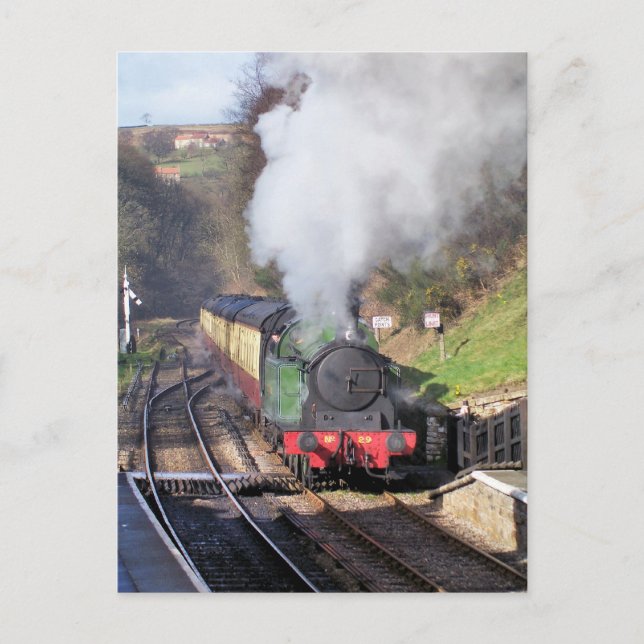 CARTÃO POSTAL COMBOIOS DE VAPOR (Frente)