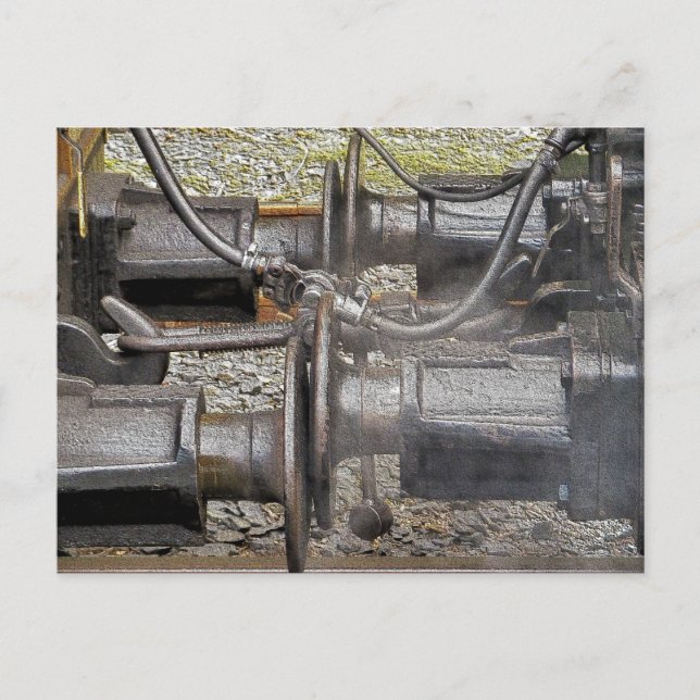 CARTÃO POSTAL COMBOIOS DE VAPOR (Frente)