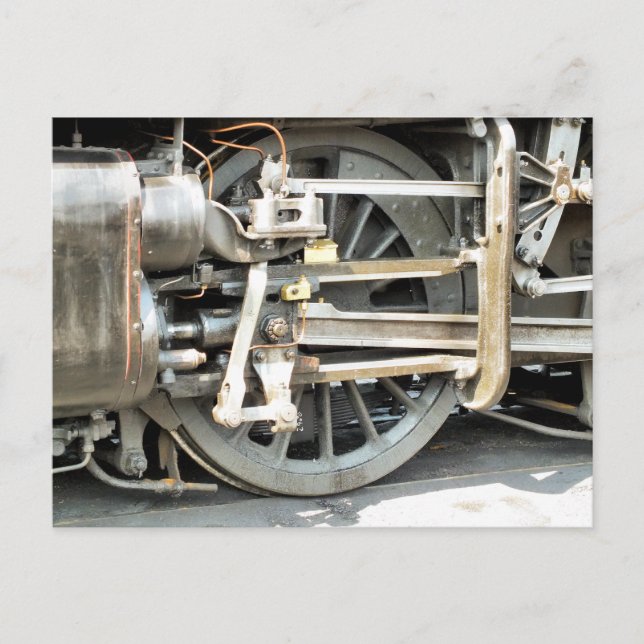 CARTÃO POSTAL COMBOIOS DE VAPOR (Frente)