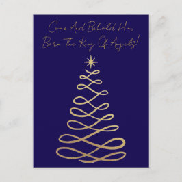 Cartão Postal Come And Behold Him | Christmas Postcard
