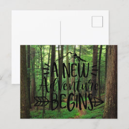 Cartão Postal Começa Uma Nova Aventura