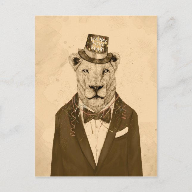 Cartão Postal Comece esta festa (Frente)