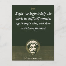 Comece - para começar, metade do trabalho, que met