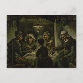 Cartão Postal Comedores de batata por Vincent Van Gogh