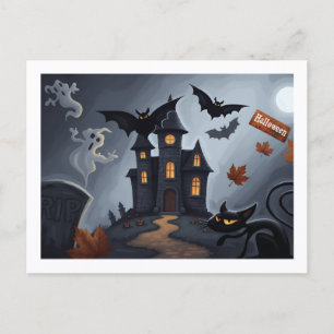 Cartão Postal Comemoração do Halloween