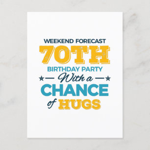 Cartão Postal comemorando o 70º aniversário