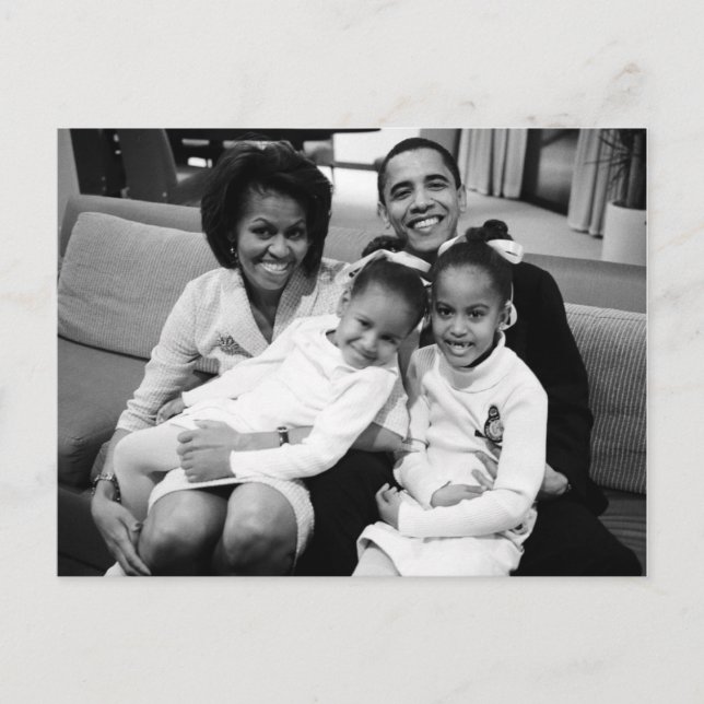 Cartão Postal Comemorativa da Inauguração do PRESIDENTE OBAMA (Frente)