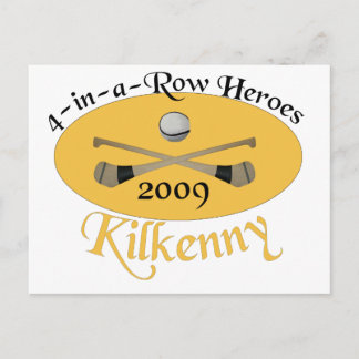 Cartão Postal Comemorativo de Kilkenny 4-in-a-Row