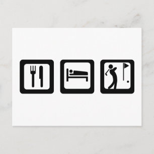 Cartão Postal Comer Golf do Sono