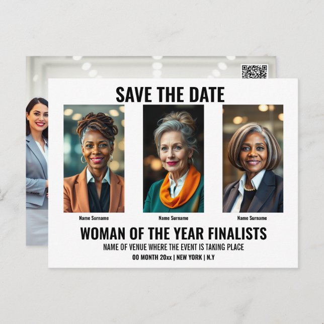 Cartão postal comercial modelo 5 foto DIY corporat (Frente/Verso)