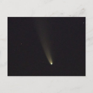 Cartão Postal Comet NEOWISE no Céu Noturno