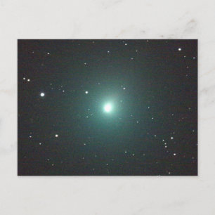 Cartão Postal Cometa de Natal Verde 46P/Wirtanen