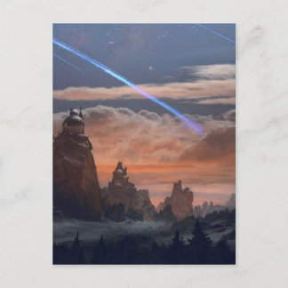 Cartão Postal Cometa Halley