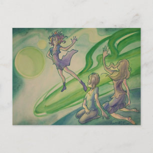 Cartão Postal Cometa Passante