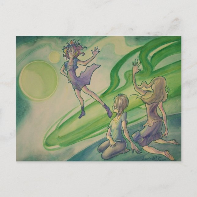 Cartão Postal Cometa Passante (Frente)