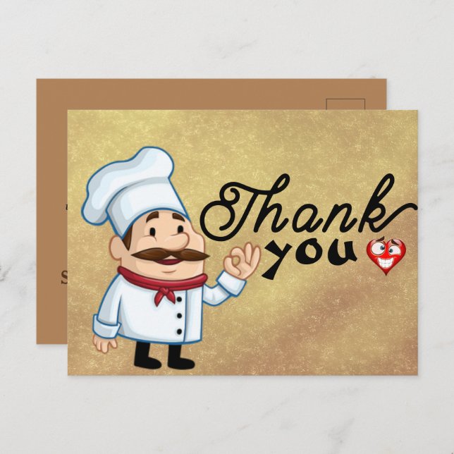 Cartão Postal Comida (Frente/Verso)