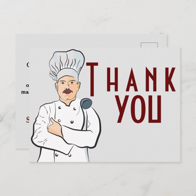 Cartão Postal Comida (Frente/Verso)