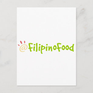 Cartão Postal Comida das Filipinas