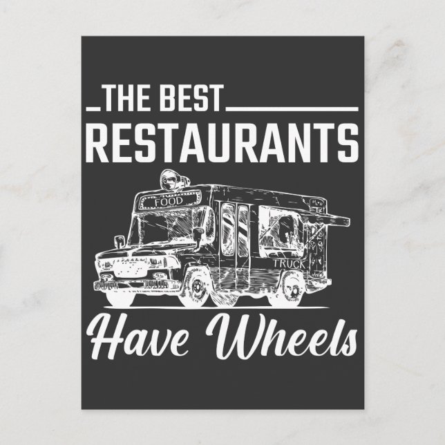 Cartão Postal Comida Festival Restaurante Rua Comida do Festival (Frente)