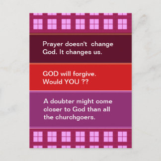 Cartão Postal Comida para o pensamento: Palavras da sabedoria