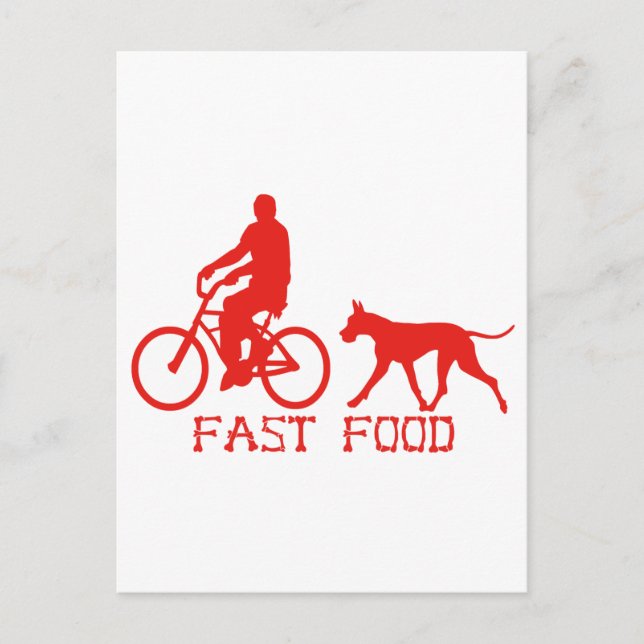 Cartão Postal Comida Rápida (Frente)