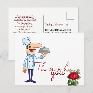Cartão Postal Comida saborosa
