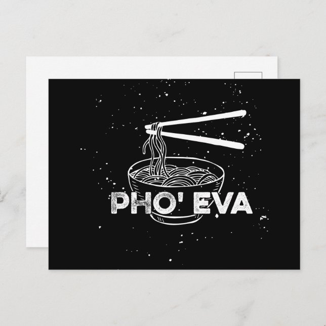 Cartão Postal Comida vietnamita Pho Lover (Frente/Verso)