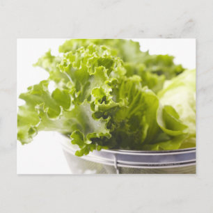 Cartão Postal Comidas, Comidas E Bebidas, Vegetais, Alfaces,