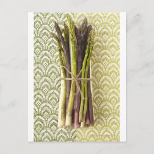 Cartão Postal Comidas, Comidas E Bebidas Vegetais, Espargos,