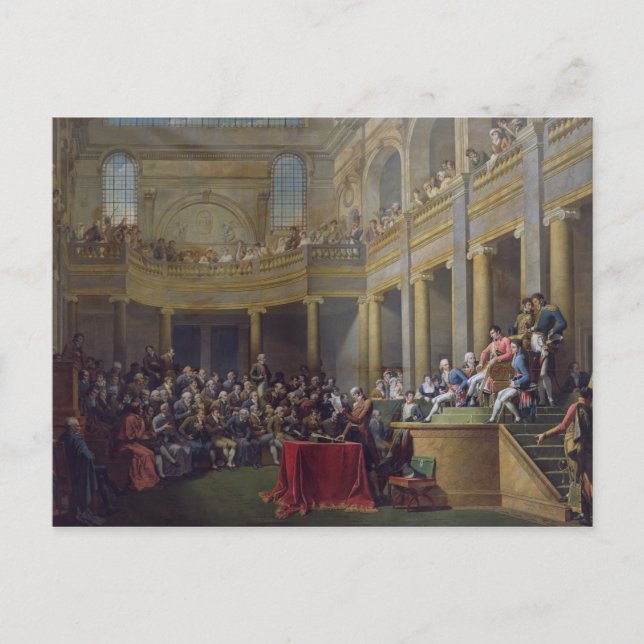 Cartão Postal Comitê de Lyon, 26 de Janeiro de 1802, 1808 (Frente)