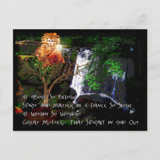 Cartão Postal Como Acima, Abaixo