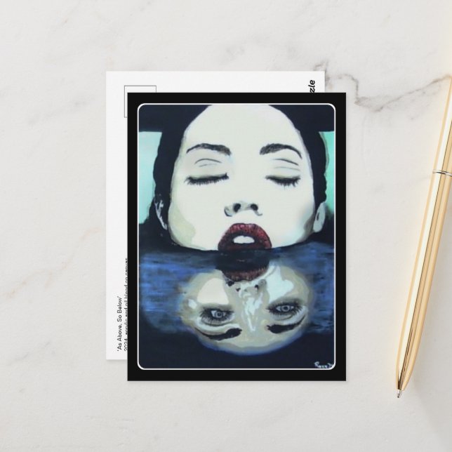 Cartão Postal "Como acima, tão abaixo" (Frente/Verso In Situ)