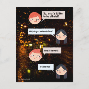 Cartão Postal Como é ser ateu?