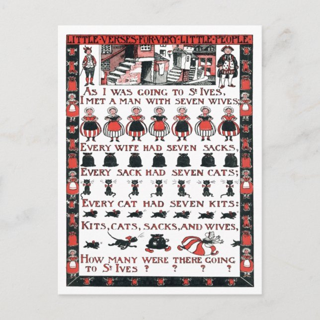 Cartão Postal Como eu ia para Ruas (Frente)